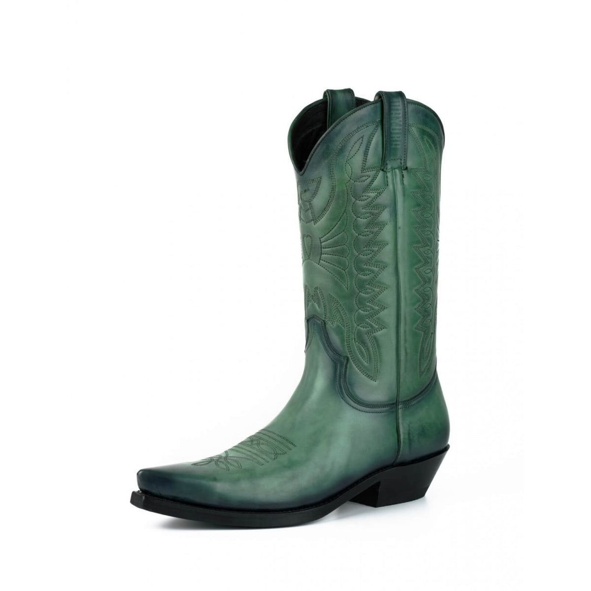 Green western boots hotsell