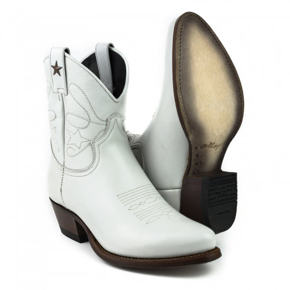 Botas de Senhora Cowboy Modelo 2374 Branco | Cowboy Boots Portugal