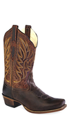 botas de mulher cowboy artesanais couro bordado exotico