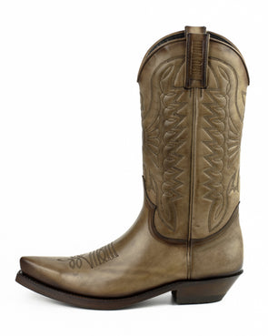 Unisex Cowboy Boots (Texas) Model 1920 Vintage Taupe (Mayura Boots) | Cowboy Boots Portugal