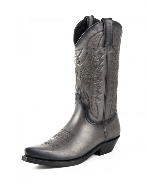 Botas Unisexo Cowboy (Texanas) Modelo 1920 Vintage Gris  (Mayura Boots) | Cowboy Boots Portugal