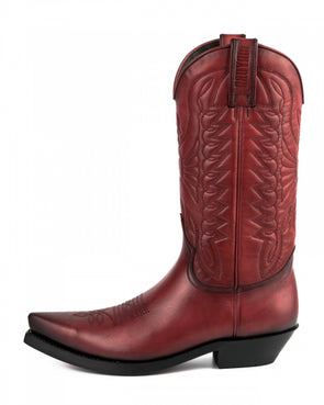 Botas Unisexo Cowboy (Texanas) Modelo 1920 Vintage Rojo 15-18C  (Mayura Boots) | Cowboy Boots Portugal