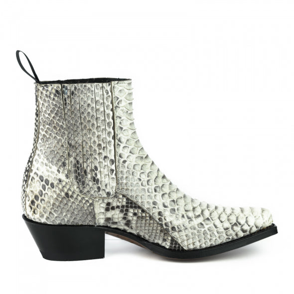 White Urban and Exotic Handmade Women's Boots or Ankle Boots 2496