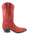 Botas Senhora Cowboy Modelo Alabama 2524 Vermelho Lavado | Cowboy Boots Portugal