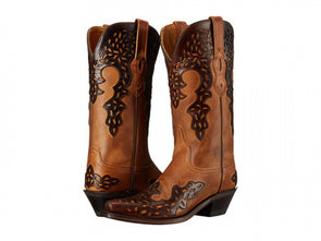 Women's Texan Cowboy Boots Model LF1539E Old West Brand | Cowboy Boots Portugal