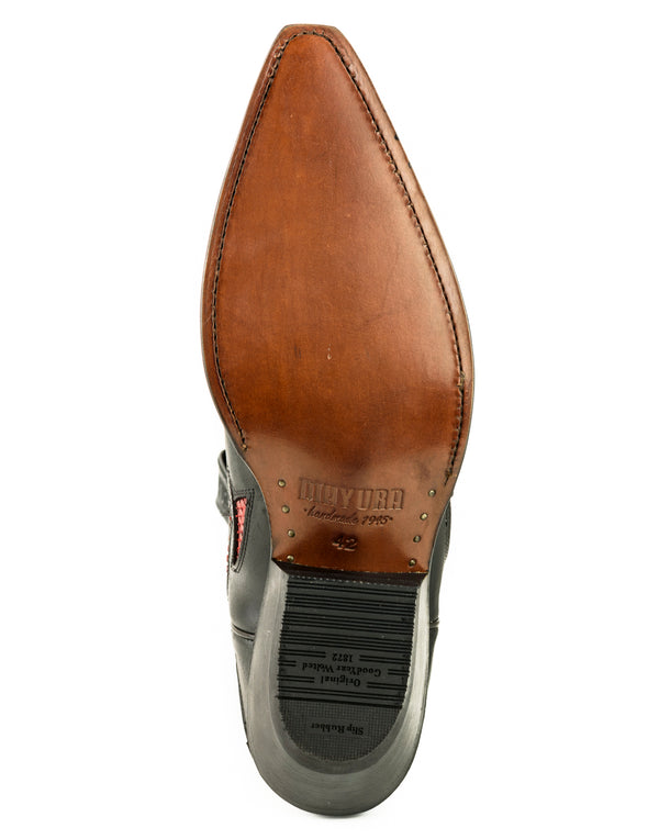Botas Cowboy Homem 1935 C Mex Crazy Old Negro Piton Natural Vermelho | Cowboy Boots Portugal