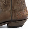 Bottes de cowboy pour hommes et femmes fabriquées à la main en cuir marron bicolore 17 Texanas