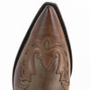 Bottes de cowboy pour hommes et femmes fabriquées à la main en cuir marron bicolore 17 Texanas
